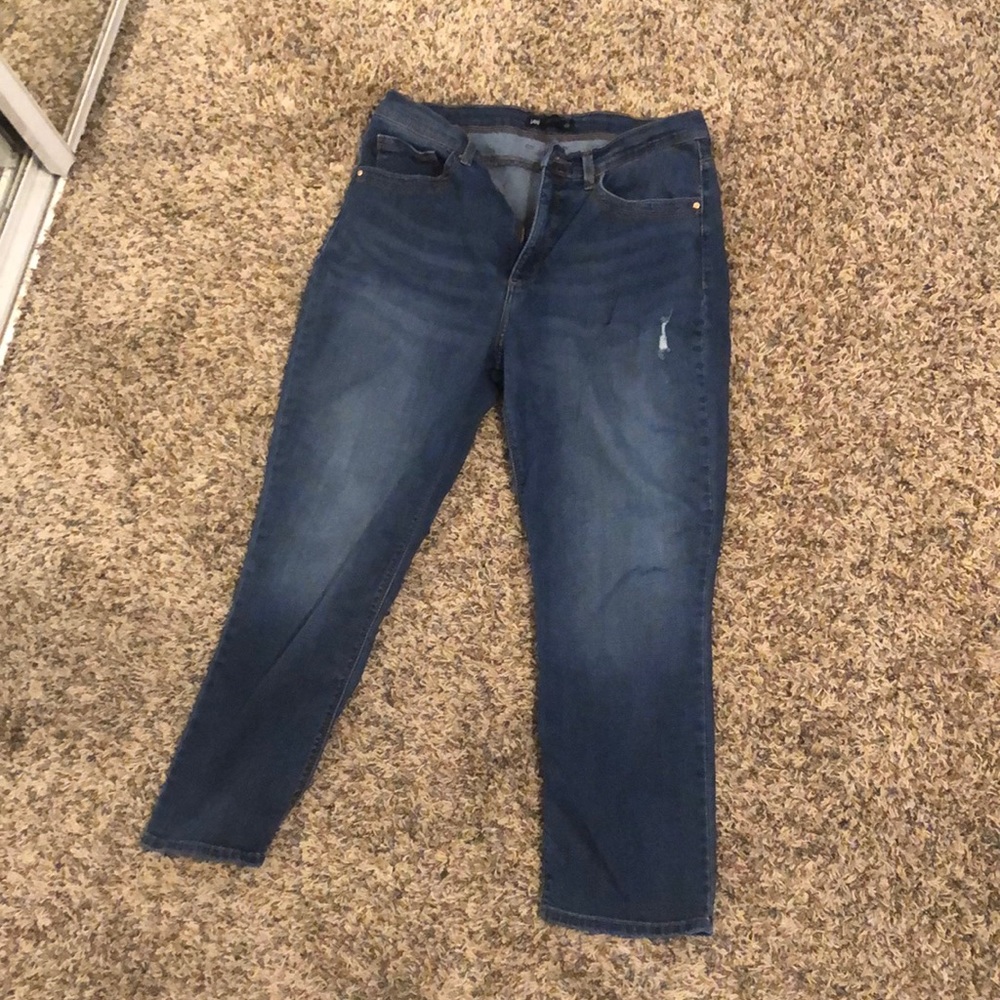 Blue Straight Legged Jeans